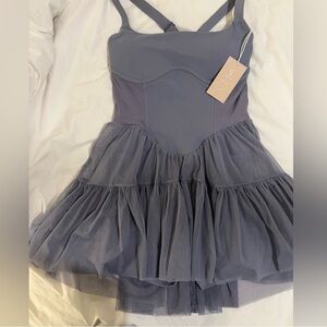 NWT Viral Popflex Pirouette Dress in “Blue Mist”